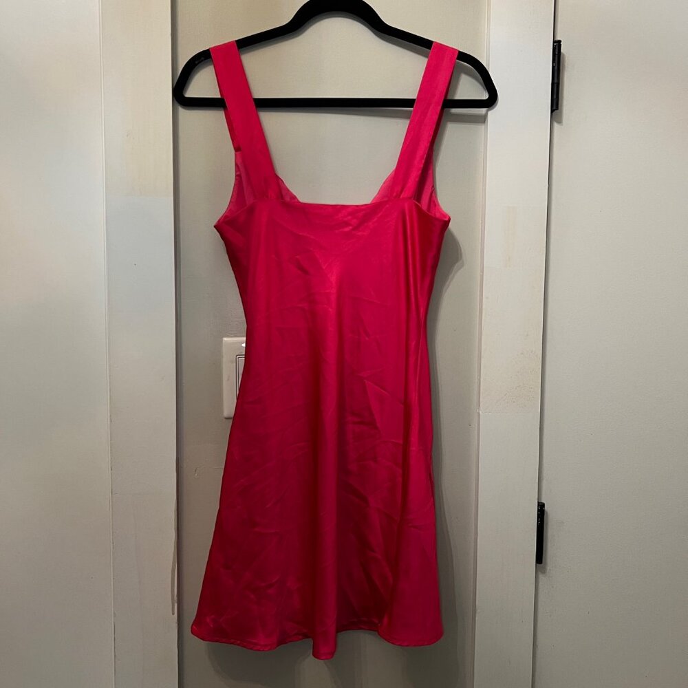 Le Lis Pink Slip Mini Dress, Size Small - Picture 3 of 4